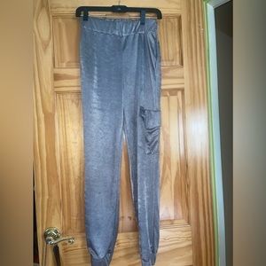 Zara silk joggers Size small